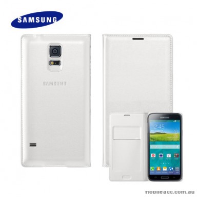 Official Samsung Galaxy S5 Flip Cover - White