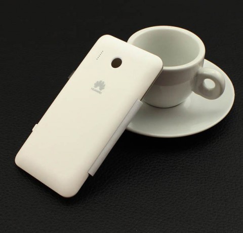 S View Flip Cover for Huawei Y320 - White