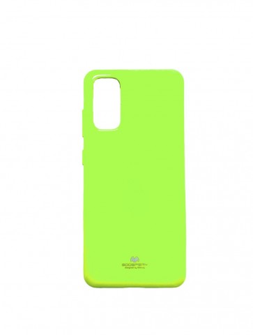 Mercury Pearl TPU Jelly Case for Samsung S20 Plus 6.7 inch  Lime Green