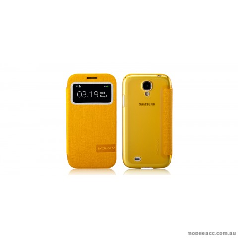 Momax Flip View Case for Samsung Galaxy S4 (i9500) Yellow
