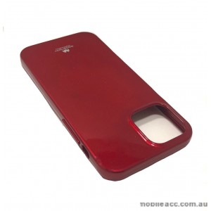 Korean Mercury TPU Jelly Case For iPhone12  5.4inch  Red