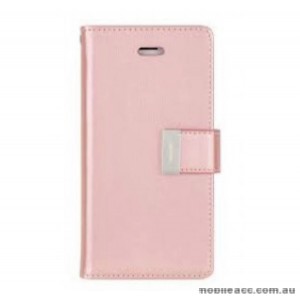 Mercury Rich Diary Wallet Case For iPhone12 mini 5.4 inch  Rose Gold