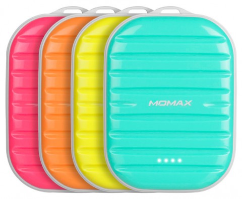 Momax 7800mAh Super Mini Power Bank 2.4A Output - Pink