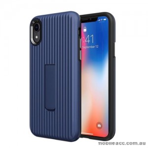 Luggage Case with Kickstand Shockproof Heavy Duty Case Cover For Iphone XR 6.1'  Navy Blue
