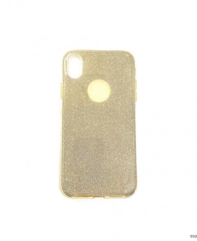 Bling Simmer TPU Gel Case For iPhone XR  6.1'  Gold