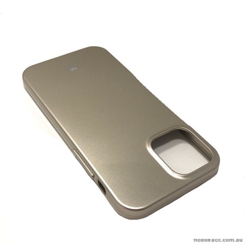 Korean Mercury TPU Jelly Case For iPhone12  6.1inch  Gold