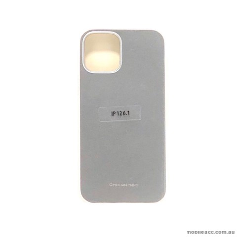 Genuine MOLAN CANO TPU Jelly Case For iPhone 12 6.1inch  Silver