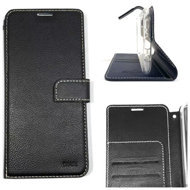 Molancano ISSUE Diary Wallet Case For iPhone12 Pro 6.1inch Black