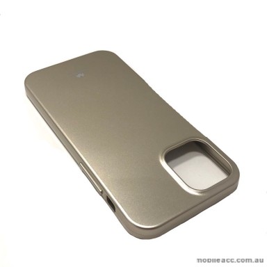 Korean Mercury TPU Jelly Case For iPhone12  6.7inch  Gold