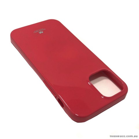 Korean Mercury TPU Jelly Case For iPhone12  6.7inch  Hotpink