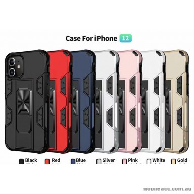Anti Shockproof Heavy Duty With Stand With Magnet Case For iPhone 12 Pro MAX 6.7inch  Navy Blue
