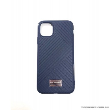 Genuine MOLAN CANO Jelline Bumper Back Case For iPhone11 Pro MAX 6.5'  Navy Blue
