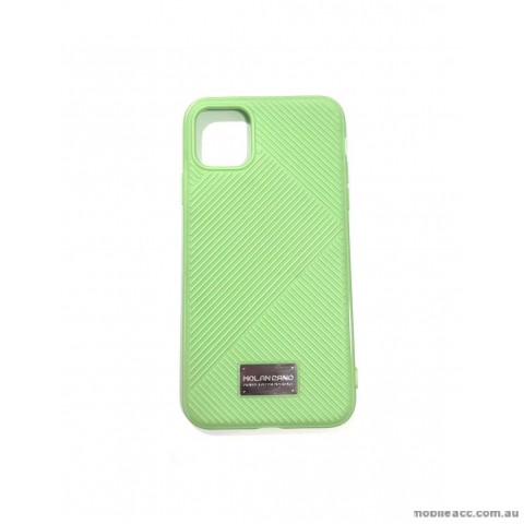 Genuine MOLAN CANO Jelline Bumper Back Case For iPhone11 Pro MAX 6.5'  Green