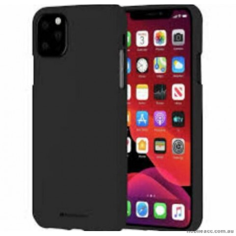 Genuine Goospery Soft Feeling Jelly Case Matt Rubber For iPhone11 Pro MAX 6.5' (2019)  BLK