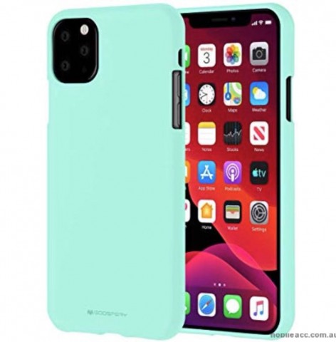 Genuine Goospery Soft Feeling Jelly Case Matt Rubber For iPhone11 Pro MAX 6.5' (2019)  Mint