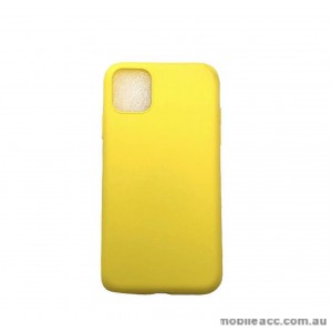 SR Soft Feeling Jelly Case Matt Rubber For iPhone 11 Pro MAX 6.5 inch  Yellow
