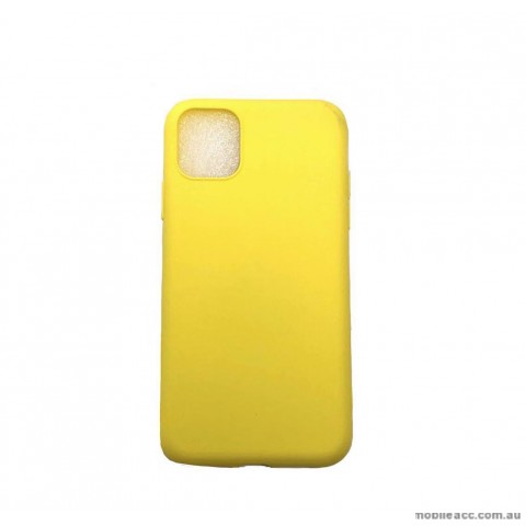 SR Soft Feeling Jelly Case Matt Rubber For iPhone 11 Pro MAX 6.5 inch  Yellow