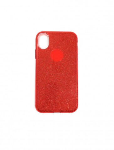 Bling Simmer TPU Gel Case For iPhone XS MAX  6.5' Red