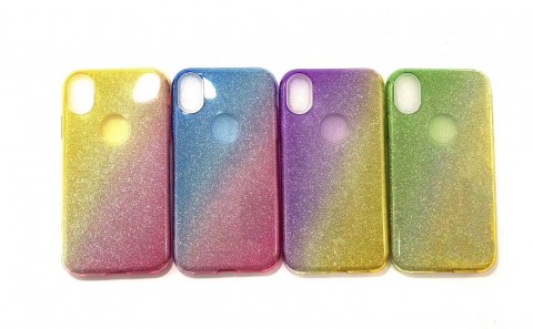 Bling Simmer TPU Gel Case For iPhone XS MAX  6.5' MIX