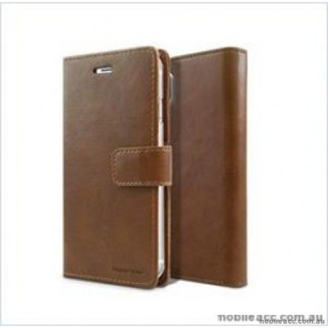 Mercury Goospery Blue Moon Diary Wallet Case For iPhone 11 6.1'  Brown