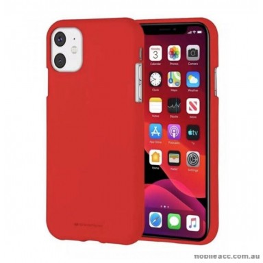 Genuine Goospery Soft Feeling Jelly Case Matt Rubber For iPhone11 6.1' (2019)  Red
