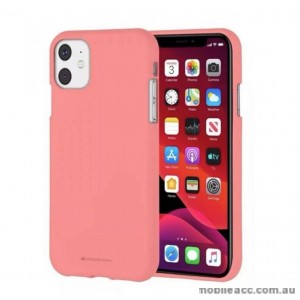 Genuine Goospery Soft Feeling Jelly Case Matt Rubber For iPhone11 6.1' (2019)  Coral