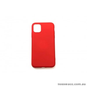 SR Soft Feeling Jelly Case Matt Rubber For iPhone 11 6.1 inch  Red