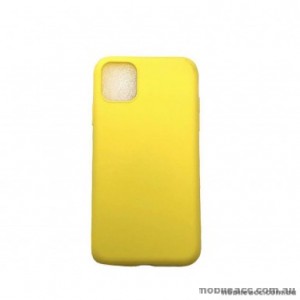 SR Soft Feeling Jelly Case Matt Rubber For iPhone 11 6.1 inch  Yellow