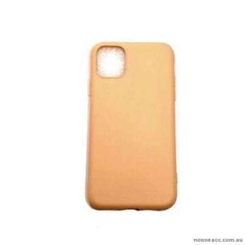 SR Soft Feeling Jelly Case Matt Rubber For iPhone 11 6.1 inch  Pink
