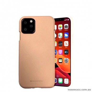 Genuine Goospery Soft Feeling Jelly Case Matt Rubber For iPhone11 Pro 5.8' (2019)  Pink Sand