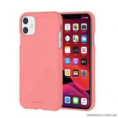 Genuine Goospery Soft Feeling Jelly Case Matt Rubber For iPhone11 Pro 5.8' (2019)  Coral