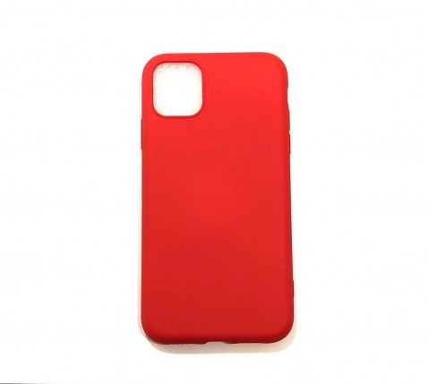 SR Soft Feeling Jelly Case Matt Rubber For iPhone 11 Pro 5.8 inch  Red