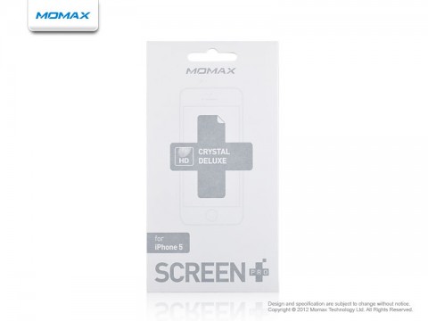 Momax Crystal Deluxe Screen Protector for Apple iPhone 5/5S/SE