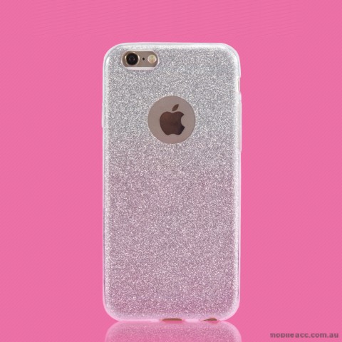 Bling Simmer TPU Gel Case For iPhone 6/6S Plus - Silver