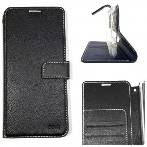 Molancano ISSUE Diary Wallet Case For Samsung Note 10 BLK