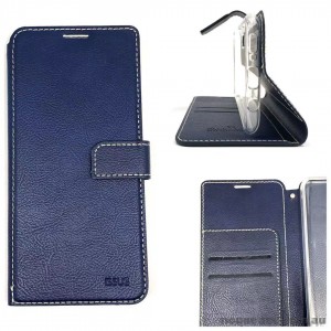 Molancano ISSUE Diary Wallet Case For Samsung Note 10  Navy Blue