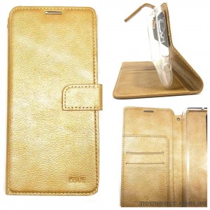 Molancano ISSUE Diary Wallet Case For Samsung Note 10 Gold