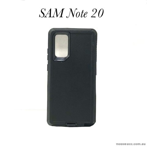 Anti Shock Heavy Duty  Case Cover For Samsung Note 20  Black