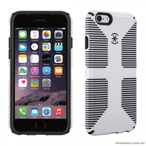 Genuine Speck CandyShell Grip Case for iPhone 6+/6S+  - White/Black