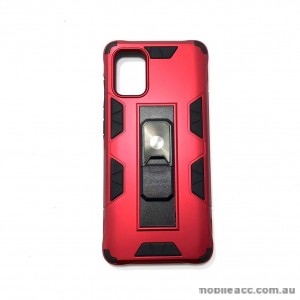 Anti Shockproof Heavy Duty With Stand With Magnet Case For Samsung  S20 FE 5G  Red