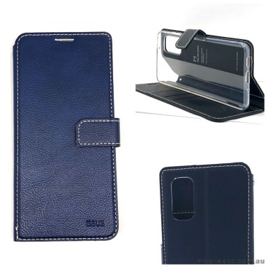 Molancano ISSUE Diary Wallet Case For Samsung S20 FE 5G  Navy Blue