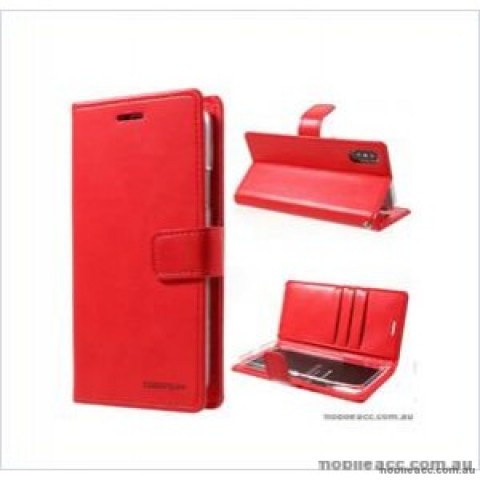 Korean Mercury Bluemoon Diary Wallet Case ForSamsung S20 Plus  6.7 inch  Red