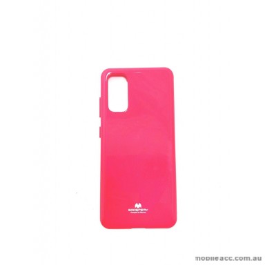 Mercury Pearl TPU Jelly Case for Samsung S20 Plus 6.7 inch  Pink