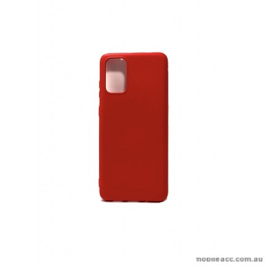 Hana Soft Feeling Jelly Case For Samsung S20 6.2 inch  Red
