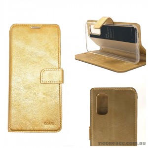 Genuine Molancano ISSUE Diary Stand Wallet Case For Samsung S20 6.2 inch  Gold