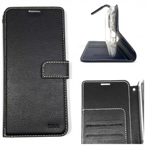 Genuine Molancano ISSUE Diary Stand Wallet Case For Samsung A12  Black