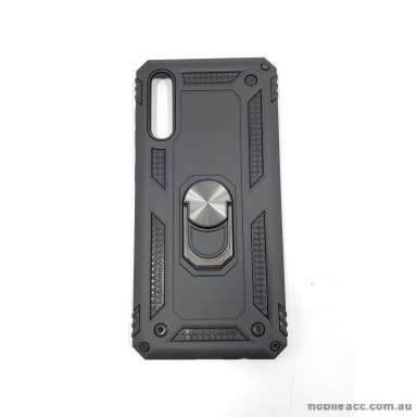 Anti Shock with Magnet Stand case for Samsung  A50 BLK