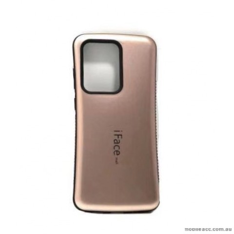 ifacMall Anti-Shock Case For Samsung S21 Ultra 6.8 inch  Rose Gold