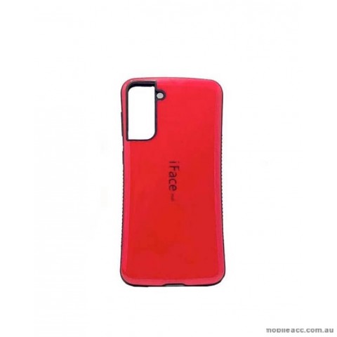 ifacMall Anti-Shock Case For Samsung S21 6.2 inch  Hotpink