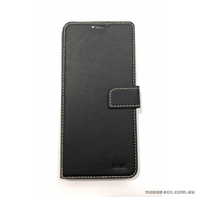 Molancano ISSUE Diary Wallet Case For Samsung Galaxy A20 A30 Black